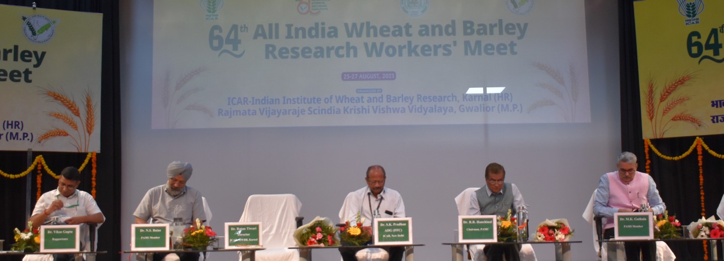 64th All India Wheat & Barley Research Worker's Meet_25-27 August 2025